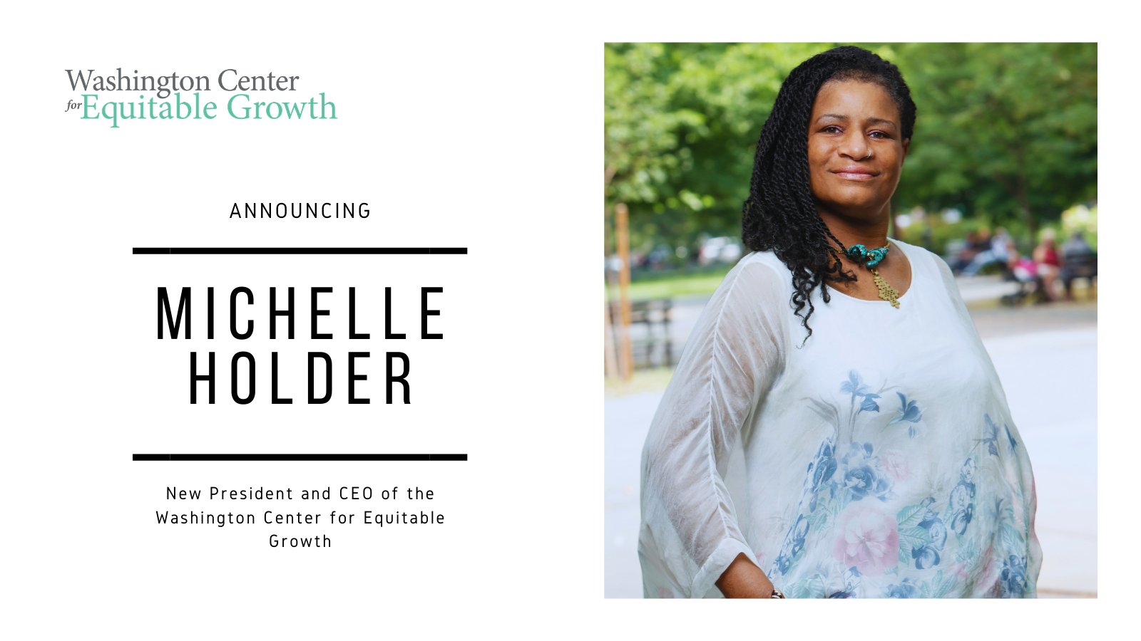 Michelle Holder named president of Equitable Growth